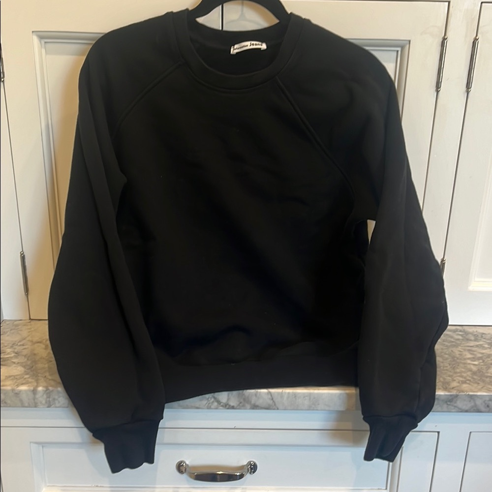 REFORMATION Black sweatshirt